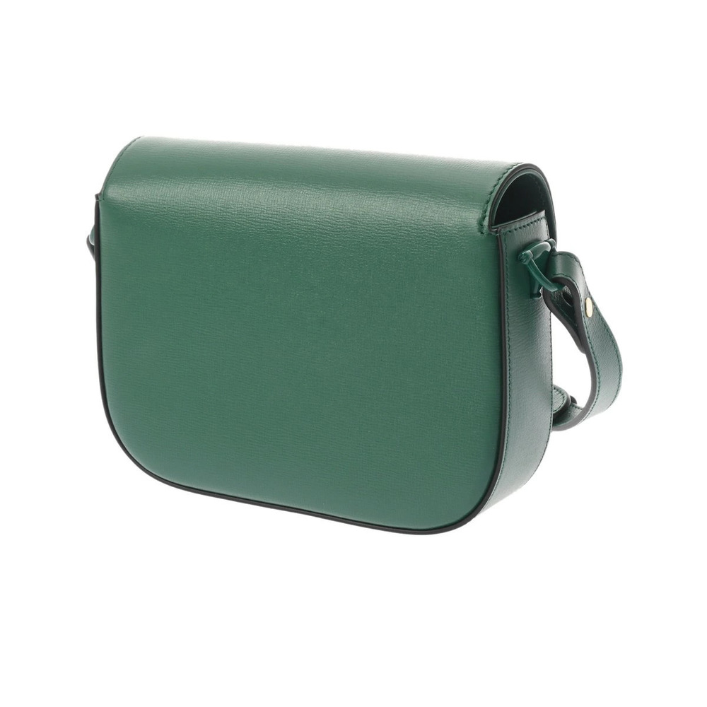 Gucci Bag Leather Green Shoulder Horsebit Green